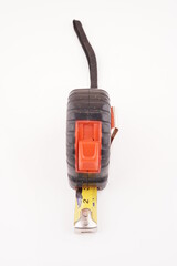 tape measure on white background