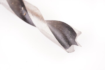 metal drill on a white background