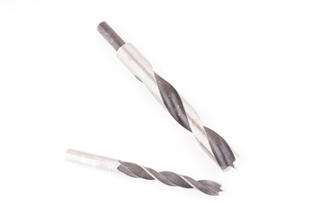 Obraz premium metal drill on a white background
