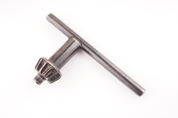 drill wrench on white background
