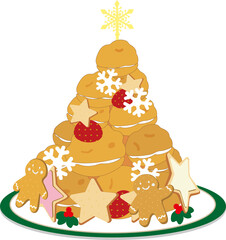 Obraz premium 美味しそうなクロカンブッシュ