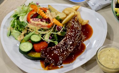 beef and vegetable salad