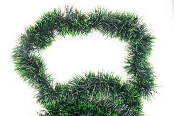 christmas decoration on white background