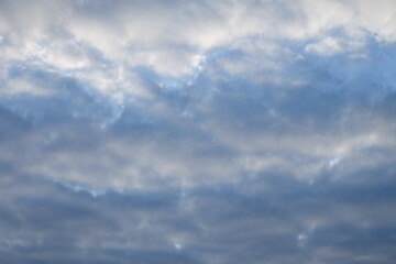 blue sky with clouds