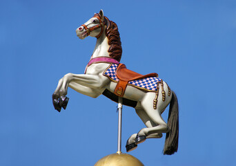 Figure of a white horse