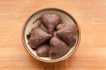heart shaped chocolates