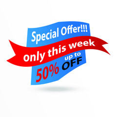 social media sale banner template with trendy concept. fit for social media promotion web banner and another marketing purpose.