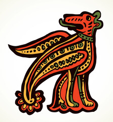 Celtic ornament. Vector drawing label