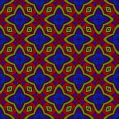 colorful symmetrical repeating patterns for textiles, ceramic tiles, wallpapers and designs. seamless image.
