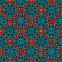 colorful symmetrical repeating patterns for textiles, ceramic tiles, wallpapers and designs. seamless image.
