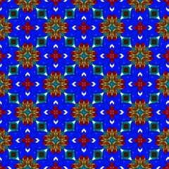 colorful symmetrical repeating patterns for textiles, ceramic tiles, wallpapers and designs. seamless image.
