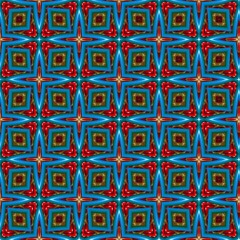 colorful symmetrical repeating patterns for textiles, ceramic tiles, wallpapers and designs. seamless image.
