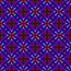 colorful symmetrical repeating patterns for textiles, ceramic tiles, wallpapers and designs. seamless image.
