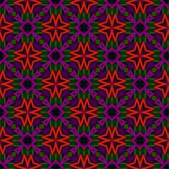 colorful symmetrical repeating patterns for textiles, ceramic tiles, wallpapers and designs. seamless image.
