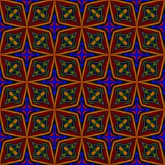 colorful symmetrical repeating patterns for textiles, ceramic tiles, wallpapers and designs. seamless image.
