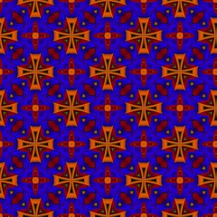 colorful symmetrical repeating patterns for textiles, ceramic tiles, wallpapers and designs. seamless image.
