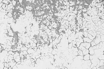 Photo sur Plexiglas Vieux mur texturé sale Wall fragment cracked weathered plaster