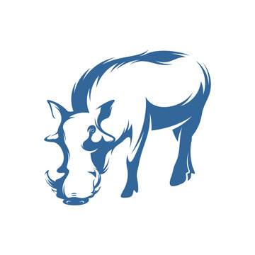 recommend clip art: Wild boar logo vector template, Creative Wild boar logo design concepts, icon symbol, illustration