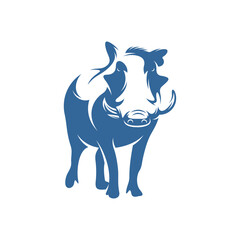 Wild boar logo vector template, Creative Wild boar logo design concepts, icon symbol, illustration
