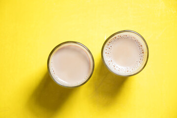 Tea served in a glass 