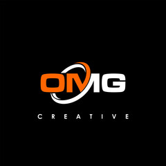 OMG Letter Initial Logo Design Template Vector Illustration	
 - obrazy, fototapety, plakaty