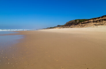 Beautiful beach in Aveiro