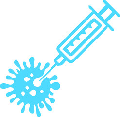 virus vaccine icon