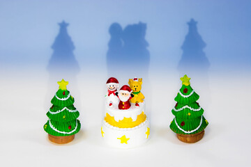 小物で表すクリスマスイメージ