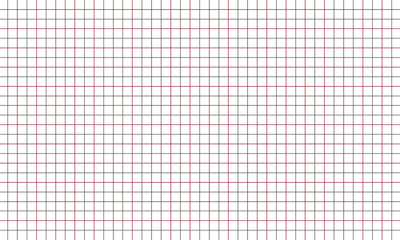 Red and grey intersecting square lattice pattern on a white background vector