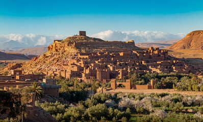 Obraz premium Ksar of Ait-Ben-Haddou heritage site near Ouarzazate, Morocco