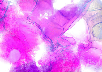 Watercolor fantastic and grungy background