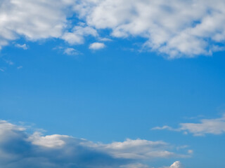 The clear daytime sky looks clean.