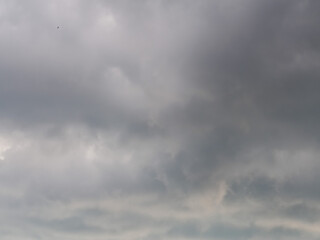 The sky that was dark like it was about to rain