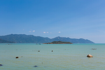 Fototapeta na wymiar Seashore close to Nha Trang Vietnam