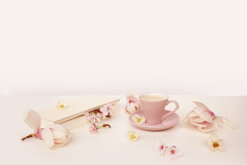 beautiful colored texture, delicate pink background for design, postcards, concept of congratulations on the holiday, mother's day