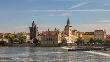Fototapeta na wymiar Ancient Prague architecture