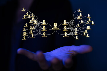 team hierarchy connection group digital