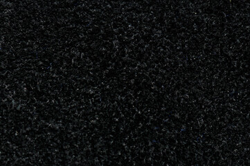 Fluffy black material surface