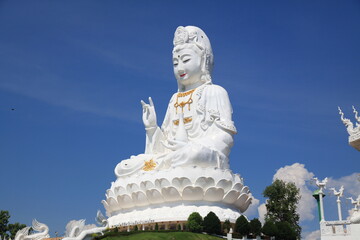 Statue of Guanyin in Chiang Rai, Thailand