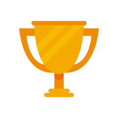 trophy cup award isolated icon
