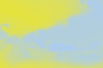 Fototapeta premium Vivid yellow and blue gray blurred abstract background