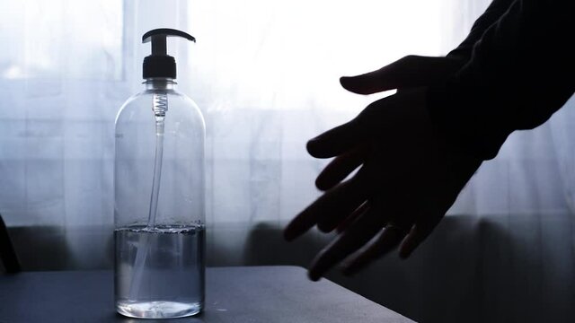 Wash your hands with gel