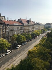 Fototapeta na wymiar Street in Budapest