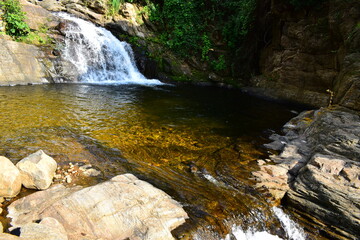 Fototapeta na wymiar Solaiyur Falls in Bodinayakanur, Tamilnadu