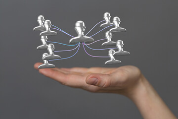 team hierarchy connection group digital