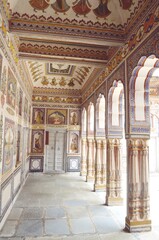 Obraz premium Nawalgarh Havelis, Jhunjhunu, Rajasthan