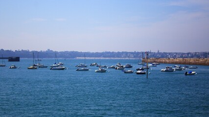 boats in the harbor