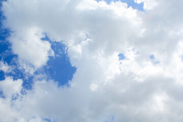blue sky with clouds