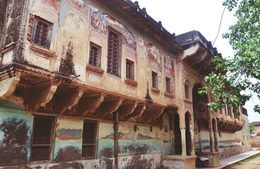 Fototapeta na wymiar Nawalgarh Havelis, Jhunjhunu, Rajasthan