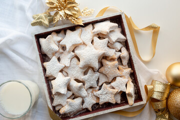 christmas cookies on a plate